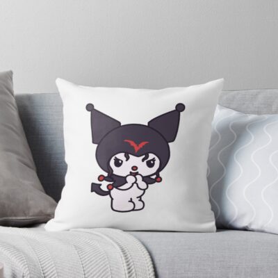 Eddie Munson Kuromi Throw Pillow