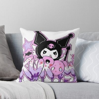 Adorable Kuromi Throw Pillow